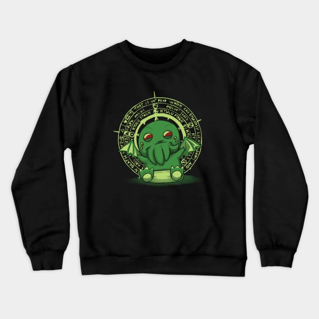 The Littlest Elder God Crewneck Sweatshirt by PopShirts